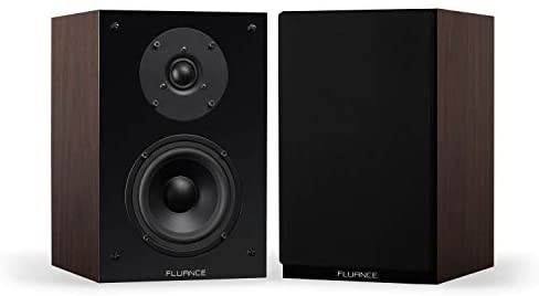 Fluance SX6W High Definition Two-Way Bookshelf Loudspeakers - Natural Walnut