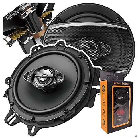2 Pairs of Pioneer 6-1/2" 6.5" 4-Way 350 Watt Coaxial Car Audio Speakers | TS-A1680F (4 Speakers) + Magnet