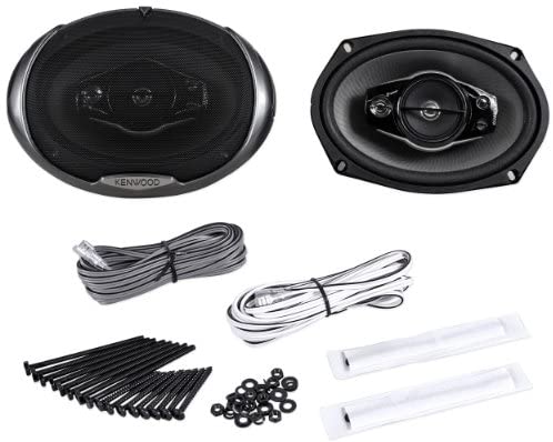 Kenwood KFC-6994PS 6”x9” 500 Watt 5-Way Car Audio Coaxial Speakers 6x9 With Grilles