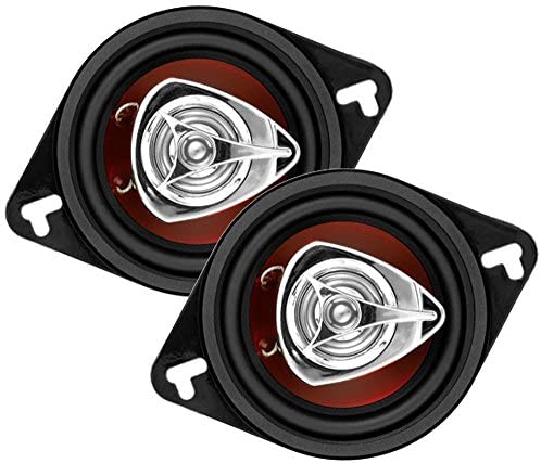 BOSS Audio Systems CH3220 Car Speakers - 140 Watts of Power Per Pair and 70 Watts Each, 3.5 Inch, Full Range, 2 Way, Sold in Pairs, Easy Mounting