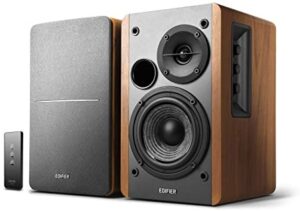 Edifier R1280T Powered Bookshelf Speakers - 2.0 Stereo Active Near Field Monitors - Studio Monitor Speaker - Wooden Enclosure - 42 Watts RMS