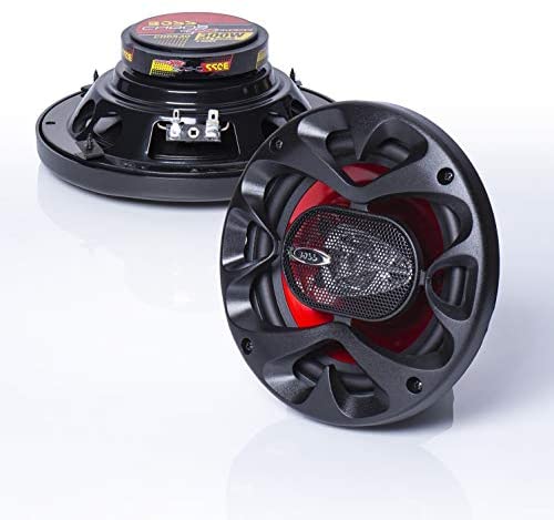 BOSS Audio Systems CH6530 Car Speakers - 300 Watts of Power Per Pair and 150 Watts Each, 6.5 Inch, Full Range, 3 Way, Sold in Pairs