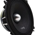 DS18 PRO-FR5NEO Loudspeaker- 5.25", Full-Range, Silver Aluminum Bullet, 400W Max, 200W RMS, 4 Ohms, Neodymium Magnet - The Most Elegant Neodymium Full Range Loudspeakers Available