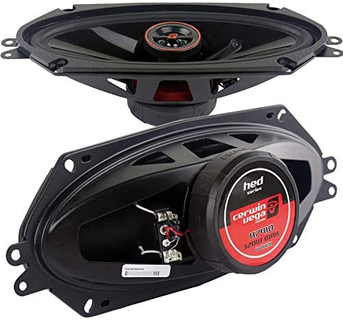 CERWIN-Vega Mobile H7410 HED(R) Series 2-Way Coaxial Speakers (4" x 10", 320 Watts max)