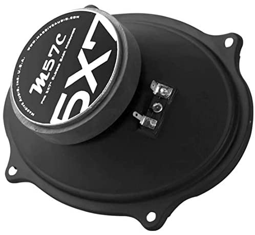 Massive Audio MB6C - 6 Inch, 350 Watts, Pro Audio Midrange/Midbass Closed Back Speaker for Cars, Stage and DJ Applications. Sold Individually.