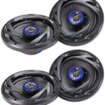 (4) AUTOTEK ATS653 6.5" 1200 Watt 3-Way Full-Range Car Stereo Speakers