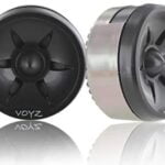 VOYZ High Performance Tweeters for Car Audio 1.6" 300 Watts Max Power Output - 4-8 ohm Super High Frequency Silk/Polymer Composite Dome Tweeter Kit (1 Pair)
