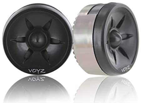 VOYZ High Performance Tweeters for Car Audio 1.6" 300 Watts Max Power Output - 4-8 ohm Super High Frequency Silk/Polymer Composite Dome Tweeter Kit (1 Pair)