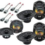(2) Harmony Audio HA-R69 Speakers Bundle with Harmony Audio HA-R5 Compatible with Plymouth Voyager 1996-2000 OEM Speaker Upgrade