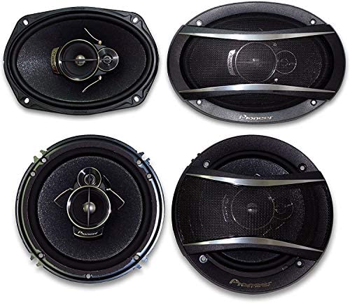 2) Pioneer TS-A1676R 6.5" 3-Way + 2) Pioneer TS-A6966R 6X9 3-WayPIONEER CAR SPEAKER PACKAGE