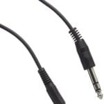 Monacor 2m 3.5mm to 6.3mm Stereo Plug Audio Connection Cable