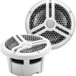 Skar Audio SK8M 8" 2-Way Marine Full Range 500 Watt Coaxial Speakers, Pair (White)
