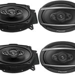 4 X Pioneer TS-A6960F 6" x 9" Inch 3-Way TS Series Coaxial Car Speakers Car Audio Speakers Package TSA6960F