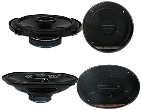 Pioneer TS-G6930F 6x9 3-Way Speakers + TS-G1620F 6.5" 2-Way Car Audio coaxial Speakers
