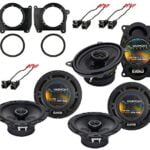Harmony Audio R65 R46 OEM Factory Speaker Replacement Upgrade Package Compatible with GMC Envoy 1998 2001