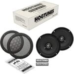 Hogtunes 462R-RM Gen4 6.5" 2 Ohm Replacement Rear Speakers with Grills for 2014+ Harley-Davidson Ultra/Trike Models 462R-RM