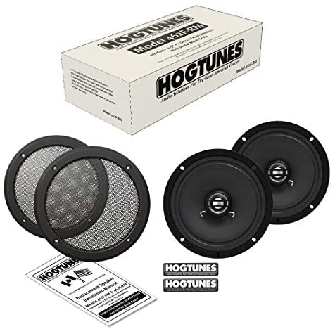 Hogtunes 462R-RM Gen4 6.5" 2 Ohm Replacement Rear Speakers with Grills for 2014+ Harley-Davidson Ultra/Trike Models 462R-RM