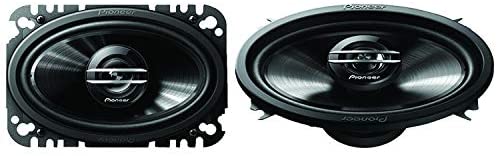 PIONEER Ts-G4620s G-Series 4" X 6" 200-Watt 2-Way Coaxial Speakers 8.30in. x 6.90in. x 2.60in, Black, TSG4620S