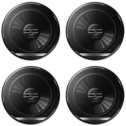 4 x Pioneer TS-G1620F 6.5-inch 2-Way Car Audio coaxial Speakers 6-1/2" with DiscountCentralOnline 25ft Speakers Wire
