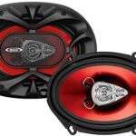 BOSS Audio Systems CH5730 Car Speakers - 300 Watts of Power Per Pair and 150 Watts Each, 5 x 7 Inch, Full Range, 3 Way, Sold in Pairs, Easy Mounting