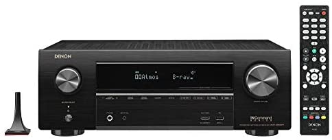 Denon AVR-X1600H 4K UHD AV Receiver | 2019 Model | 7.2 Channel, 80W Each | 3D Audio | New Dolby Atmos Height Virtualization | 6 HDMI Inputs and 1 Output with eARC Support | AirPlay 2, Alexa & HEOS