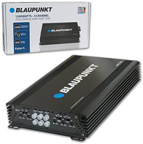 Blaupunkt 1500W 4-Channel, Full-Range Amplifier