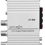 Yosoo Mini 20W 2 Channel HiFi Stereo Bass Auto Car Home Audio Power Amplifier Digital Amp