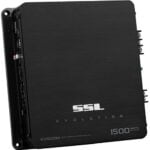 Sound Storm EV1500M Evolution 1500 Watt, 2 Ohm Stable Class A/B, Monoblock, MOSFET Car Amplifier with Remote Subwoofer Control