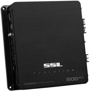 Sound Storm EV1500M Evolution 1500 Watt, 2 Ohm Stable Class A/B, Monoblock, MOSFET Car Amplifier with Remote Subwoofer Control