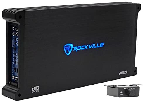 Rockville dB55 4000 Watt/1000w CEA RMS 5 Channel Amplifier Car Stereo Amp, Loud!