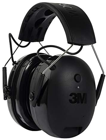 3M WorkTunes Connect + Gel Ear Cushions Hearing Protector with Bluetooth Technology, Ear protection for mowing, snowblowing, construction, work shops