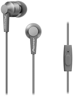 Pioneer SE-C3T-H - Auriculares con Control de telefono, Color Gris