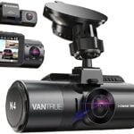Vantrue N4 3 Channel Dash Cam, 4K+1080P Front and Rear, 4K+1080P Front and Inside, 1440P+1080P+1080P Three Way Triple Car Camera, IR Night Vision, 24 Hours Parking Mode, Capacitor, Support 256GB Max
