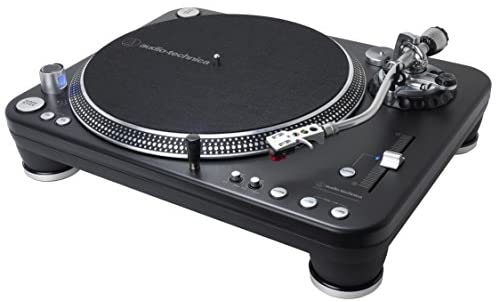 Audio-Technica ATLP1240USBXP Direct-Drive Professional DJ Turntable (USB & Analog), Black, Selectable 33 -1/3, 45, and 78 RPM Speeds, High-torque, Multipole Motor, Convert Vinyl to Digital