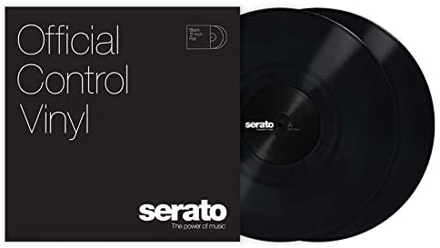 Serato Control Vinyl Black, 12" Pair (SCV-PS-BLK-OJ)