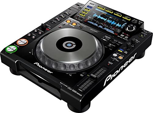 Pioneer Digital DJ Turntable, Black, 10.50X19.9X15.90 (CDJ-2000-NXS)