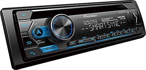Pioneer Black CD Receiver with Built-in Bluetooth