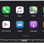 ATOTO in-Dash 2 Din Digital Media Car Stereo - SA102 YS102SL CarPlay & Android Auto Receiver, Phone Mirroring AM/FM Radio Tuner, USB Video & Audio