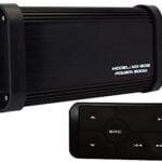 180 Watts 4 Channel Class A/B Waterproof Motorcycle Marine Bluetooth Amplifier Boat Stereo Audio Receiver Sound System MP3 Player with Aux in RCA Out for Boat ATV UTV Powersports Tractor Truck