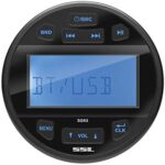 Sound Storm Laboratories SGR3 Marine Gauge Receiver - Bluetooth, Digital Media (No CD) MP3 Player, USB Port, Aux in, AM/FM Radio, Weatherproof