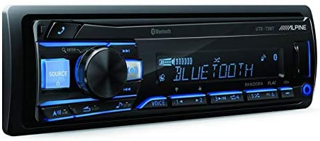 Alpine UTE-73BT Advanced Bluetooth Mech-Less Digital Media Receiver (Does not Play CDs)