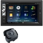 Dual XDVD256BT Digital Multimedia 6.2" LED Backlit LCD Touchscreen Double DIN Car Stereo with Built-in Bluetooth, CD/DVD, USB, microSD & MP3 Player
