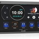 7 inch Double Din Digital Media Car Stereo Receiver,aboutBit Bluetooth 5.0 Touch Screen Car Radio MP5 Player Support Rear/Front-View Camera, AM/FM/MP3/USB/Subwoofer,Aux Input,Mirror Link