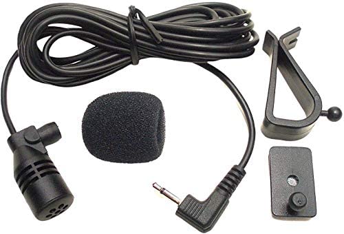 AVH-W4500NEX Microphone Mic 2.5mm Compatible for Pioneer DMH-1500NEX,MVH1400NEX,AVH-1400NEX,AVH-2400NEX,AVH-2500NEX,AVH-W4500NEX,AVH-W4400NEX,AVH-220EX,MVH-300EX in-Dash DVD/CD Car Stereo Receiver