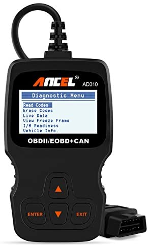 ANCEL AD310 Classic Enhanced Universal OBD II Scanner Car Engine Fault Code Reader CAN Diagnostic Scan Tool-Black
