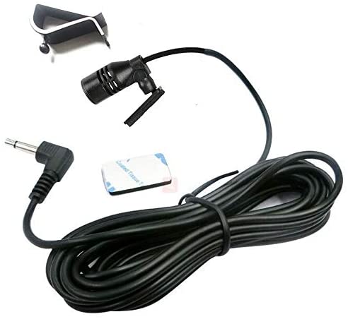 Car Microphone Bluetooth Stereo 3.5mm Jack Assembly Mic for Kenwood Boss Corehan Power Acoustik JVC Sony Jensen Alpine Car Vehicle Head Unit Enabled Audio Radio GPS DVD