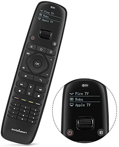 Updated SofaBaton U1 Universal Remote with OLED Display and Smartphone APP, All in One Universal Remote Control for up to 15 Entertainment Devices, Compatible with Smart TVs/DVD/STB/Projector so on
