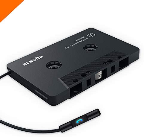 Arsvita Car Audio Bluetooth Cassette Receiver, Tape Player Bluetooth 5.0 Cassette Aux Adapter