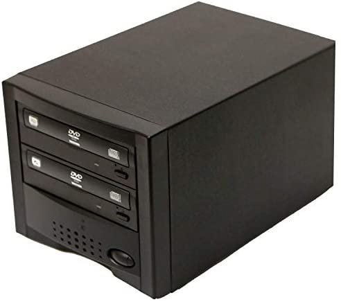 Acumen Disc Easy to USE CD DVD Disc Copier STANDALONE Duplicator System Tower with 24x DVD-Burner Writer Drive