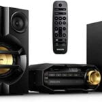 PHILIPS FX10 Bluetooth Stereo System for Home with CD Player , MP3, USB, FM Radio, Bass Reflex Speaker, 230 W, Remote Control Included
